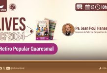 CF 2024: LIVE DESSA QUARTA-FEIRA, 22, APRESENTA O SUBSÍDIO SOBRE “RETIRO POPULAR QUARESMAL”
