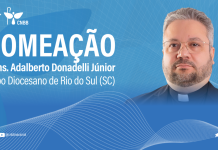 PAPA FRANCISCO NOMEIA NOVO BISPO PARA A DIOCESE DE RIO DO SUL (SC)
