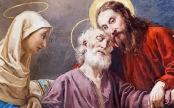 O que fez são José antes de morrer, segundo dom Bosco e são Francisco de Sales