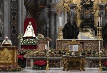 PAPA CELEBRA AS VÉSPERAS DE ANO NOVO NESTA QUINTA-FEIRA, 31 DE DEZEMBRO, NA BASÍLICA DE SÃO PEDRO, ÀS 13H, NO HORÁRIO DE BRASÍLIA