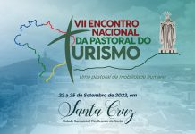 INSCRIÇÕES ABERTAS PARA O 7º ENCONTRO NACIONAL DA PASTORAL DO TURISMO, DE 22 A 25 DE SETEMBRO, NA CIDADE DE SANTA CRUZ (RN)
