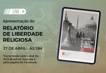 Live de Apresentação do Relatório de Liberdade Religiosa no Mundo