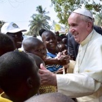 Papa encontrou-se em Roma com 65 crianças refugiadas